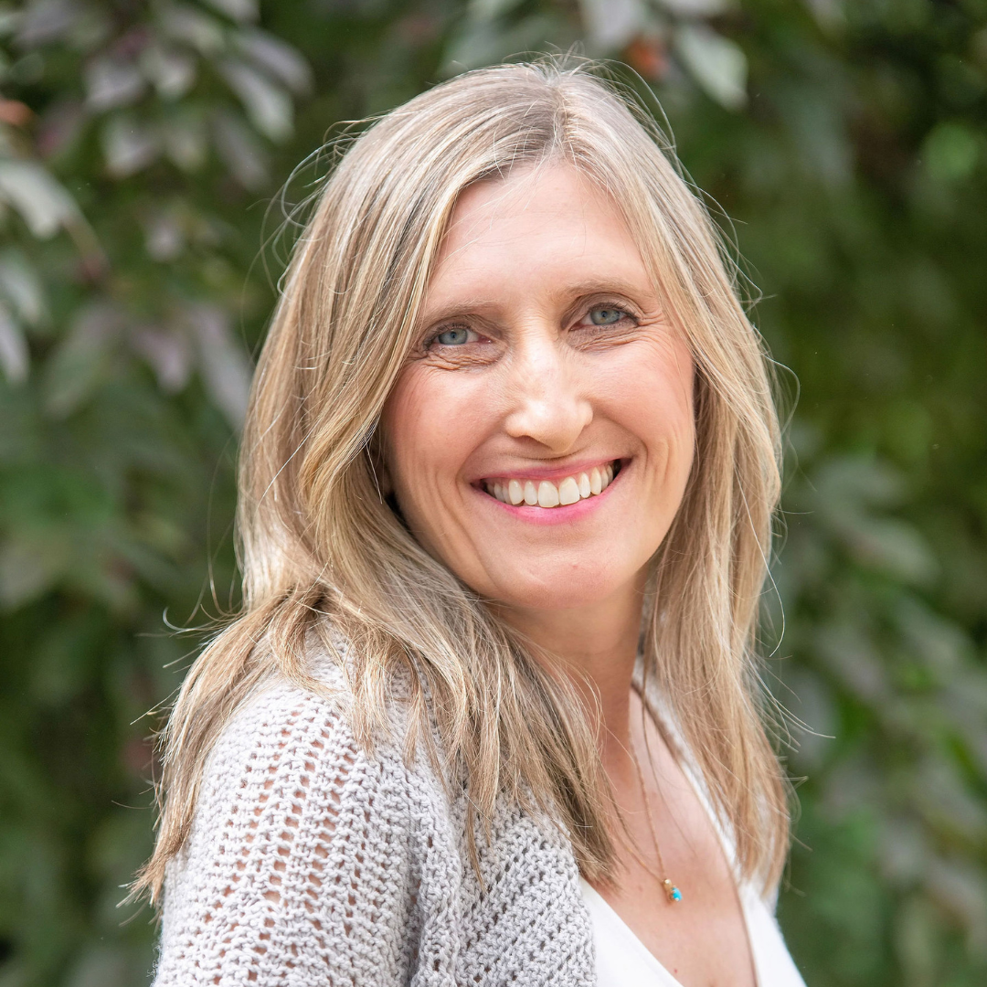 Annika Ek in the garden