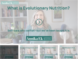 Discover Evolutionary Nutrition Video